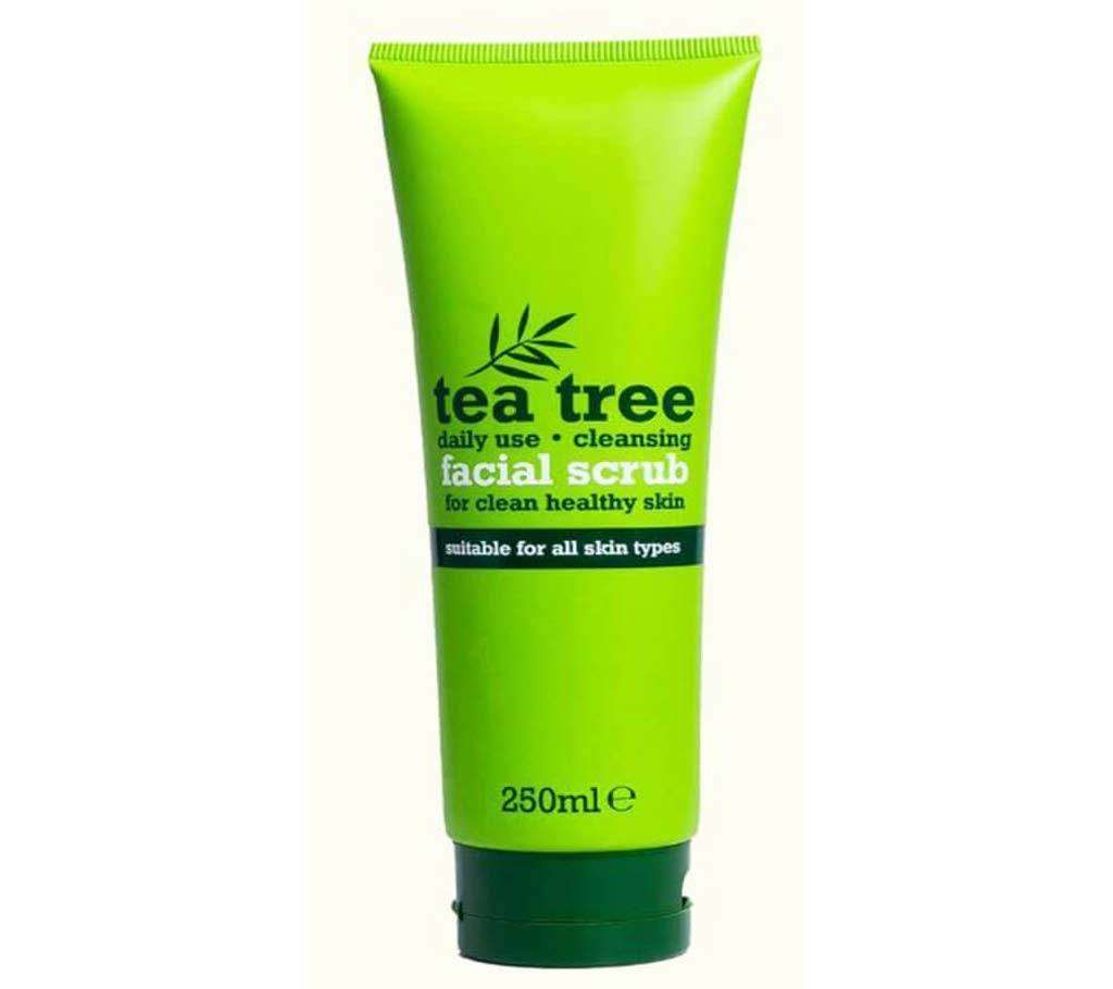 Tea tree daily use cleansing facial scrub (250 ml)- UK