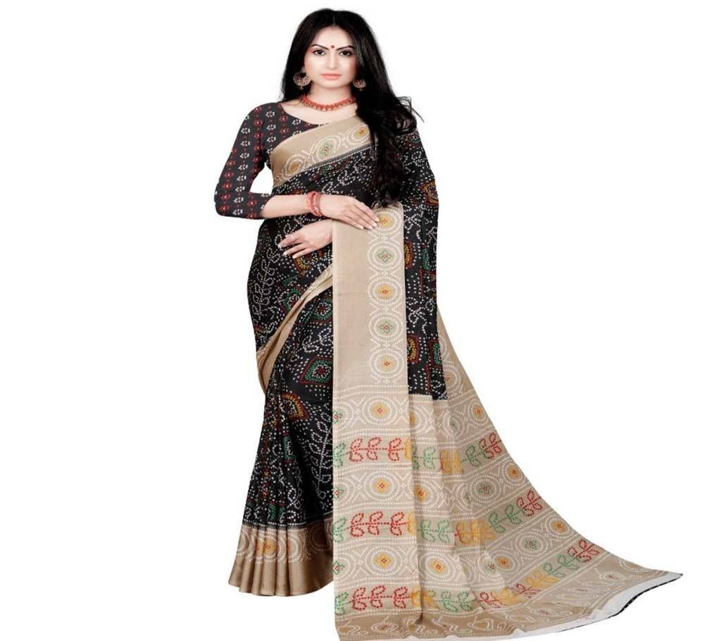 Indian Chundri Silk Saree With blouse piece   151  SGM