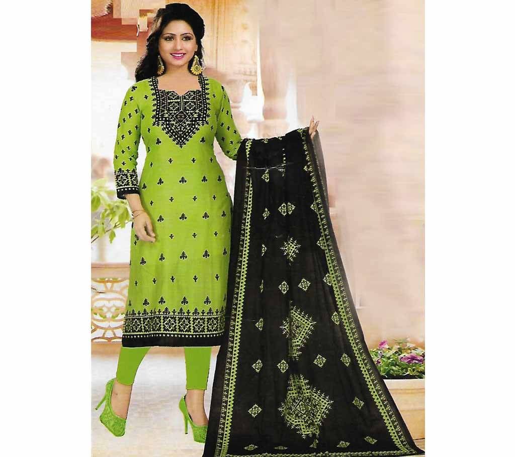 New Unstiched Printed Cotton Three Piece3