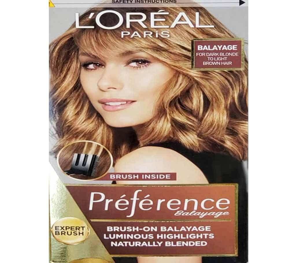 Loreal Paris Hair Color Balayage For Dark Blonde To Light Brown Hair -322g-France