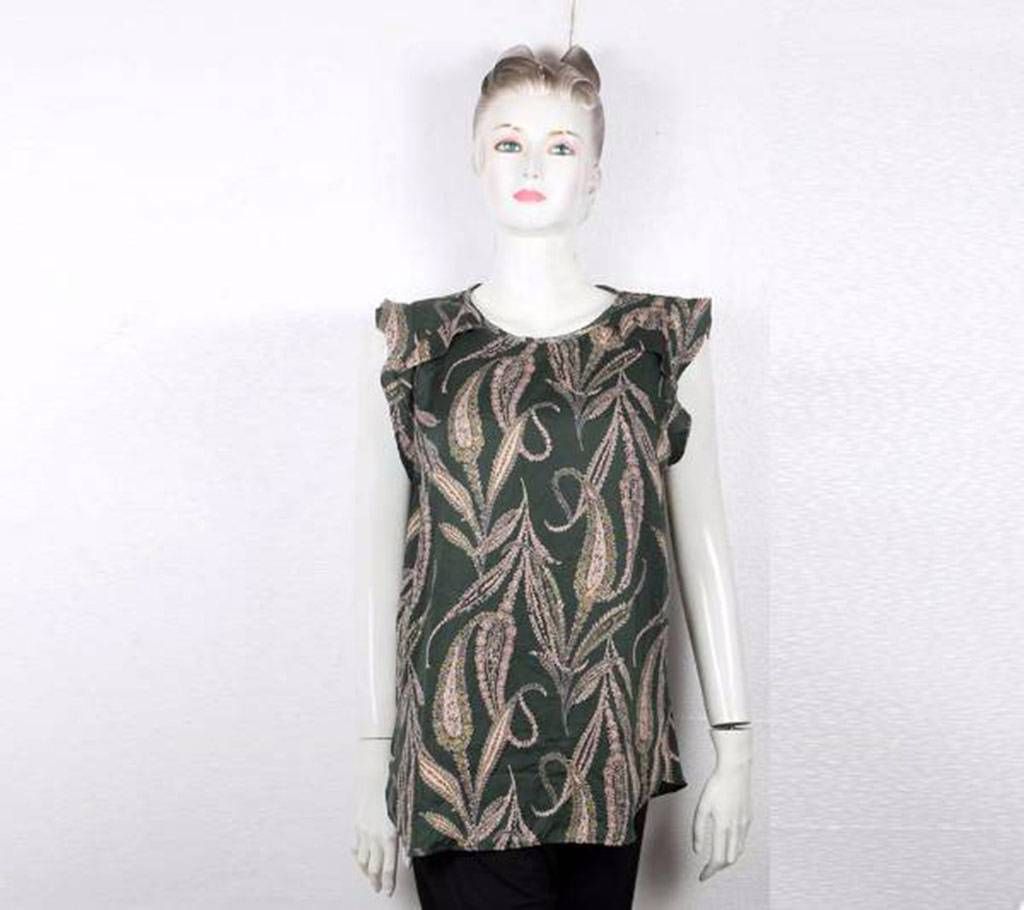 Ladies silk tops 