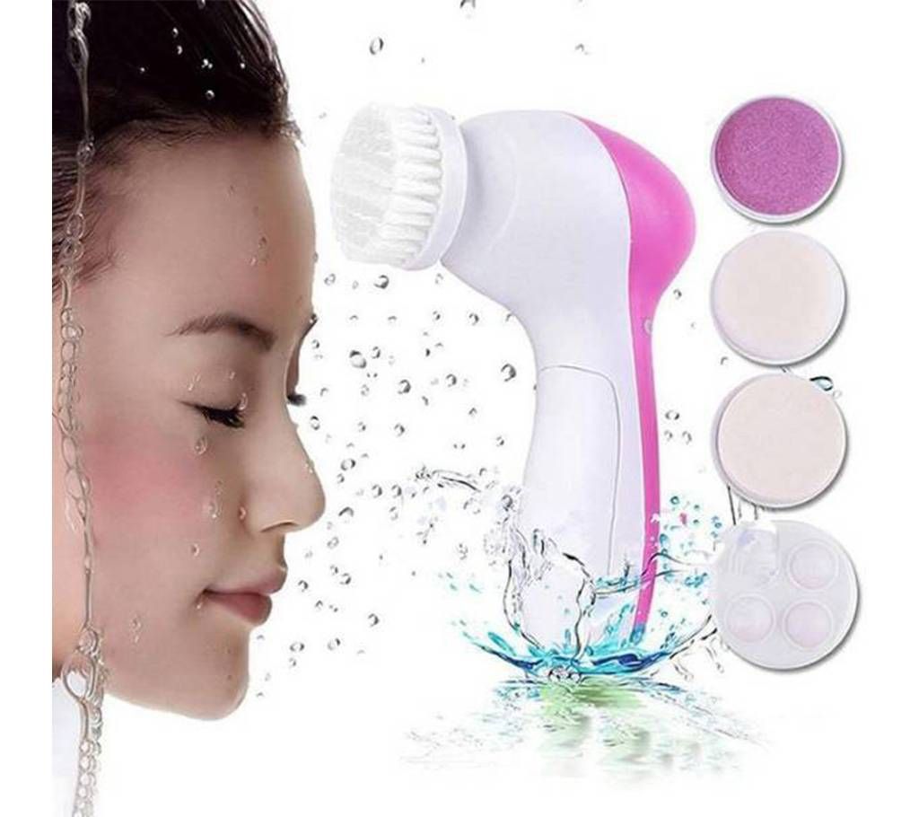 New 5 in 1 Beauty Massager - Pink