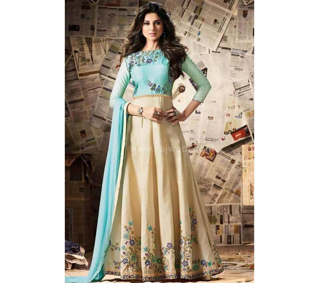 un-stitched georgette replica salwar kameez