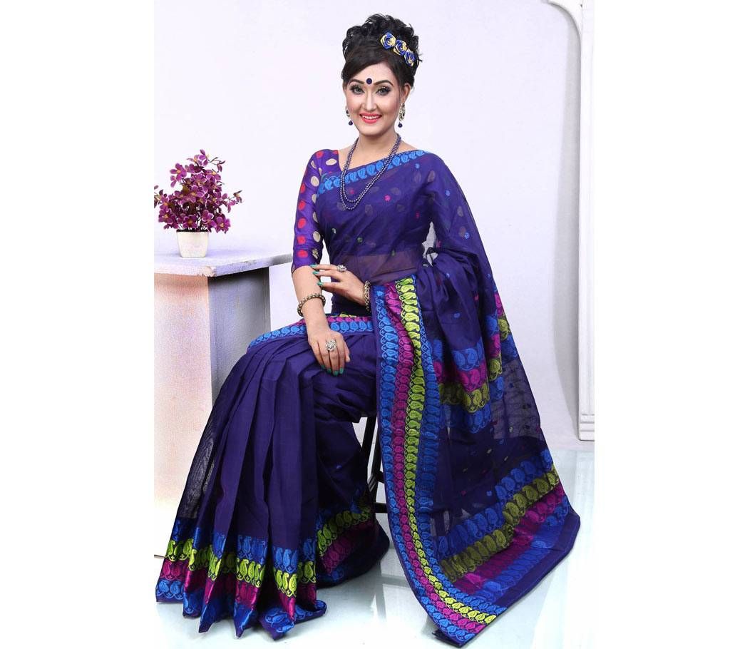 Tangail Taant Pure Cotton Par Sharee