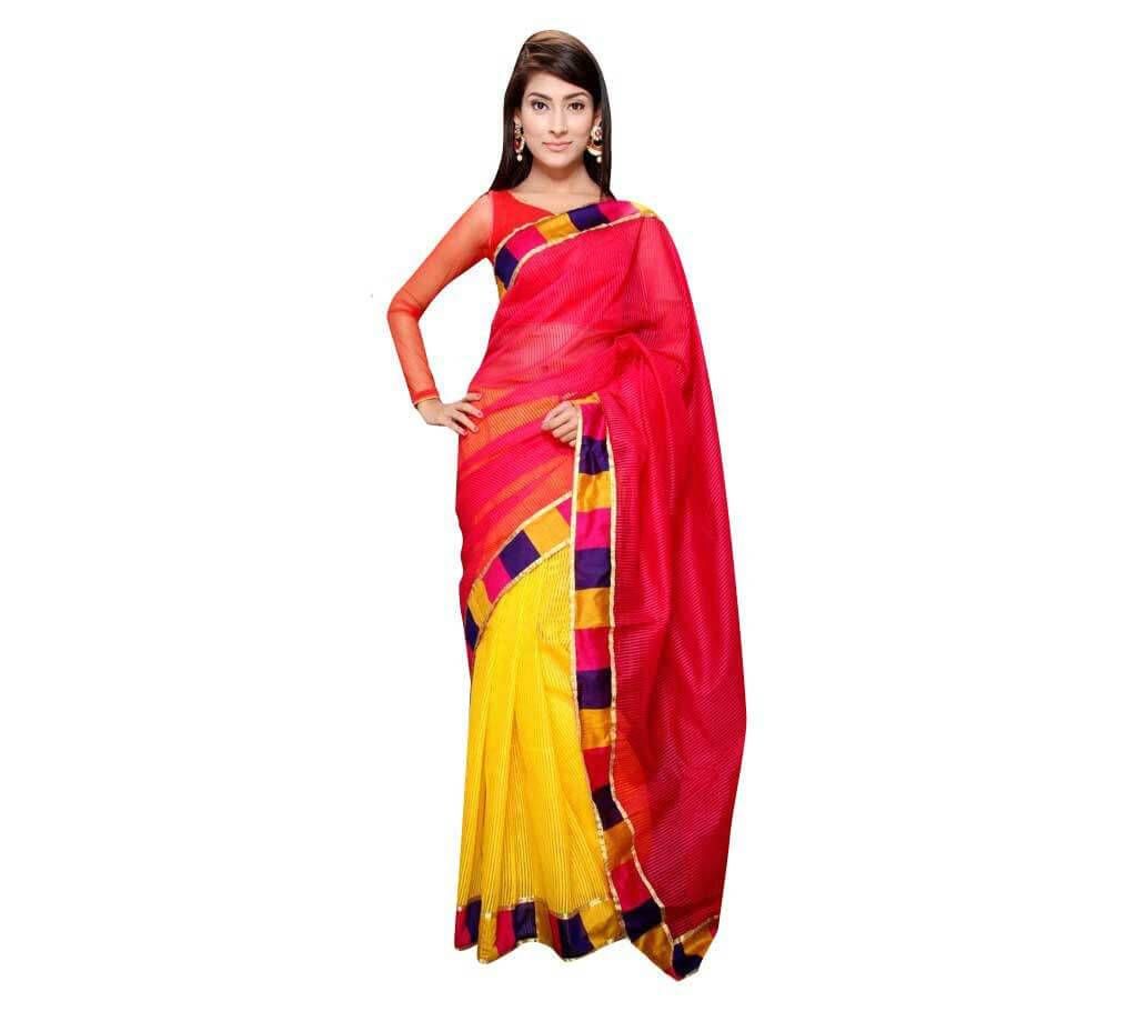 Multi color silk sharee