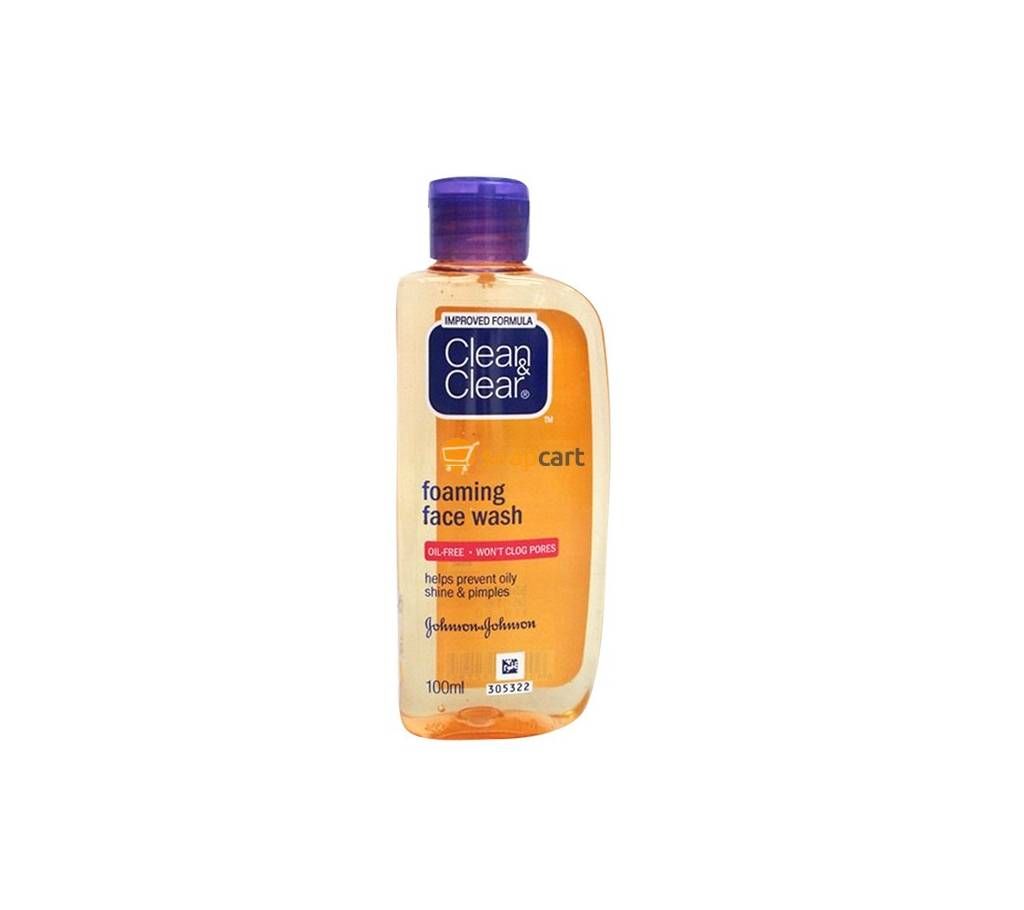Clean and clear  Foaming Face Wash 100ml UK 