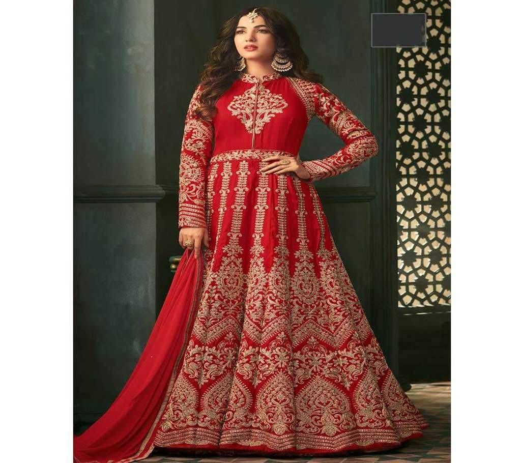 Maisha Tihor un-stitched Georgette Embroidery Anarkali Suit