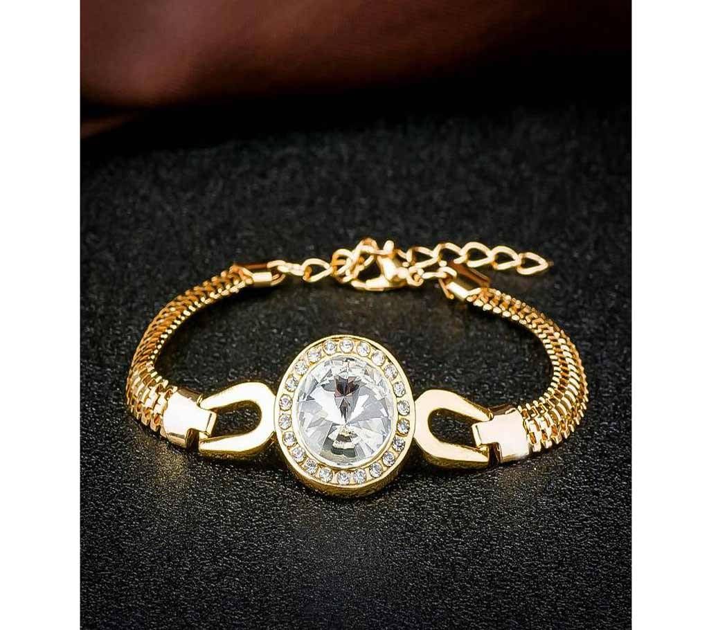 Multi-Designs Gold Color Crystal Flash Cuff Chain wrap bracelet 