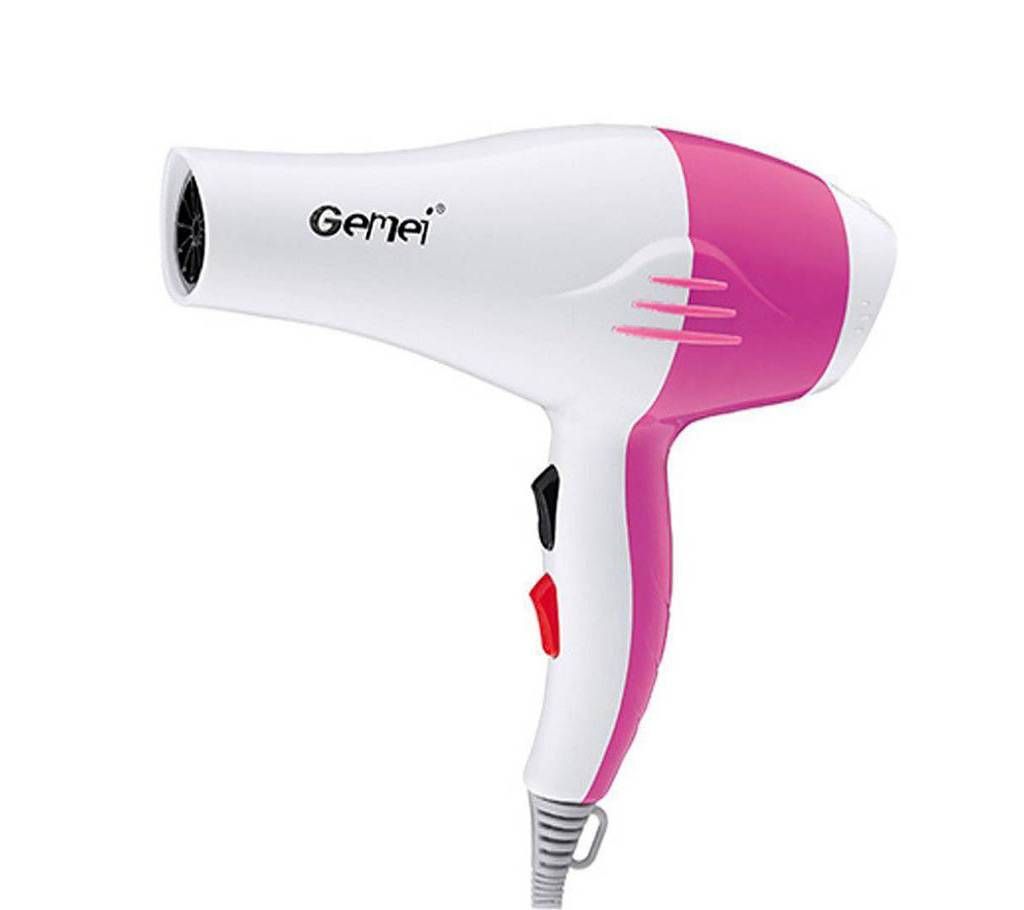 Gemei Hair Dryers GM-1702- White and Purple