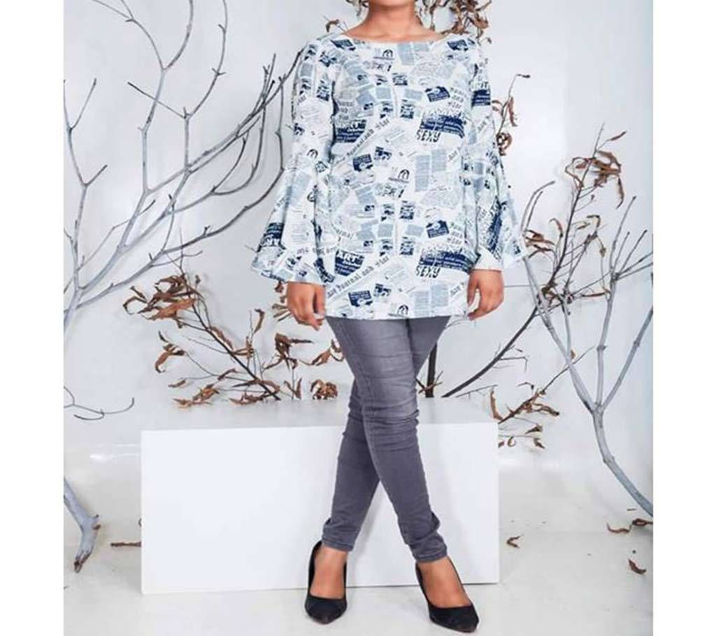 Stiched Linen kurti