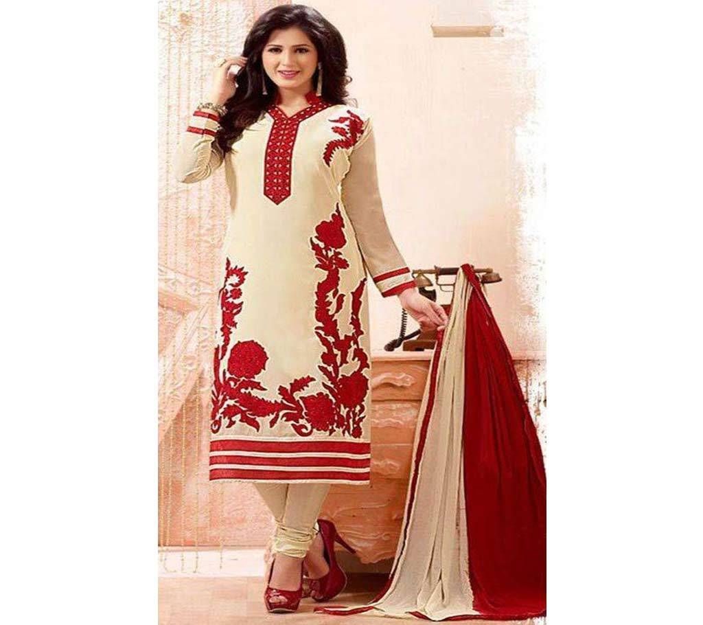 Unstitched Cotton Three-Pcs -Copy