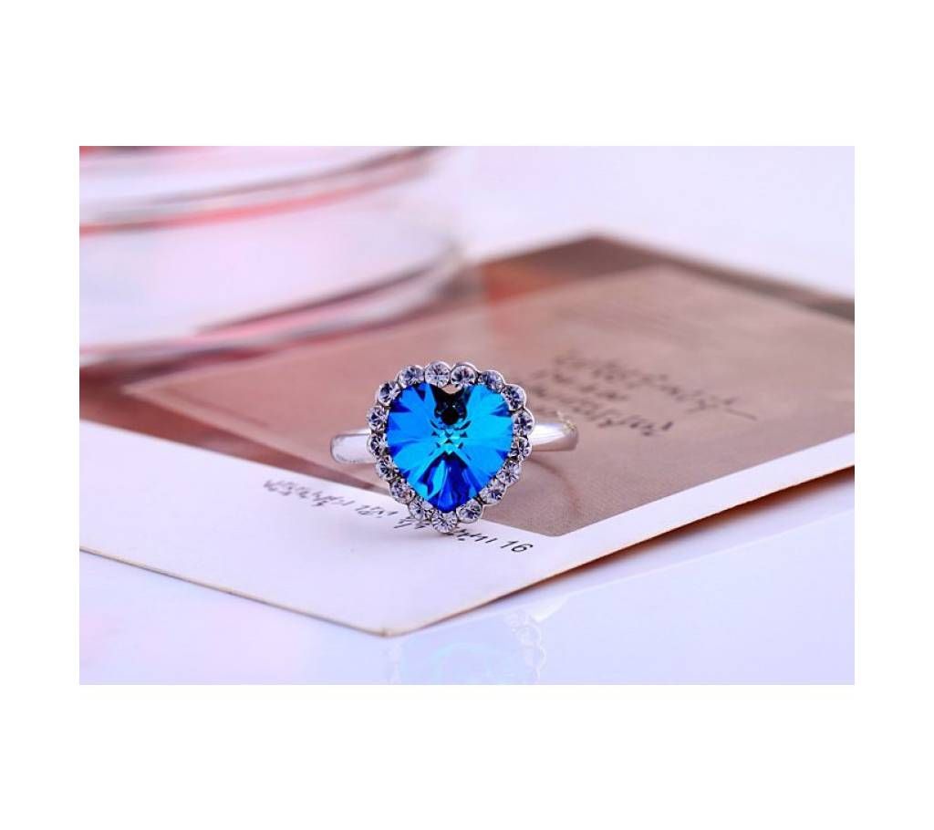 Titanic Blue stone Finger ring