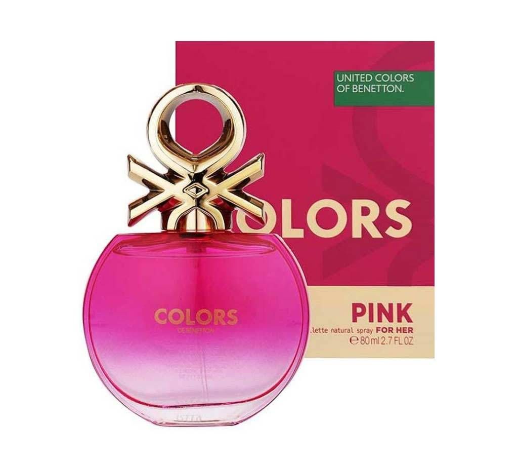 United Colors of Benetton Pink natural Perfume spray 80ml USA