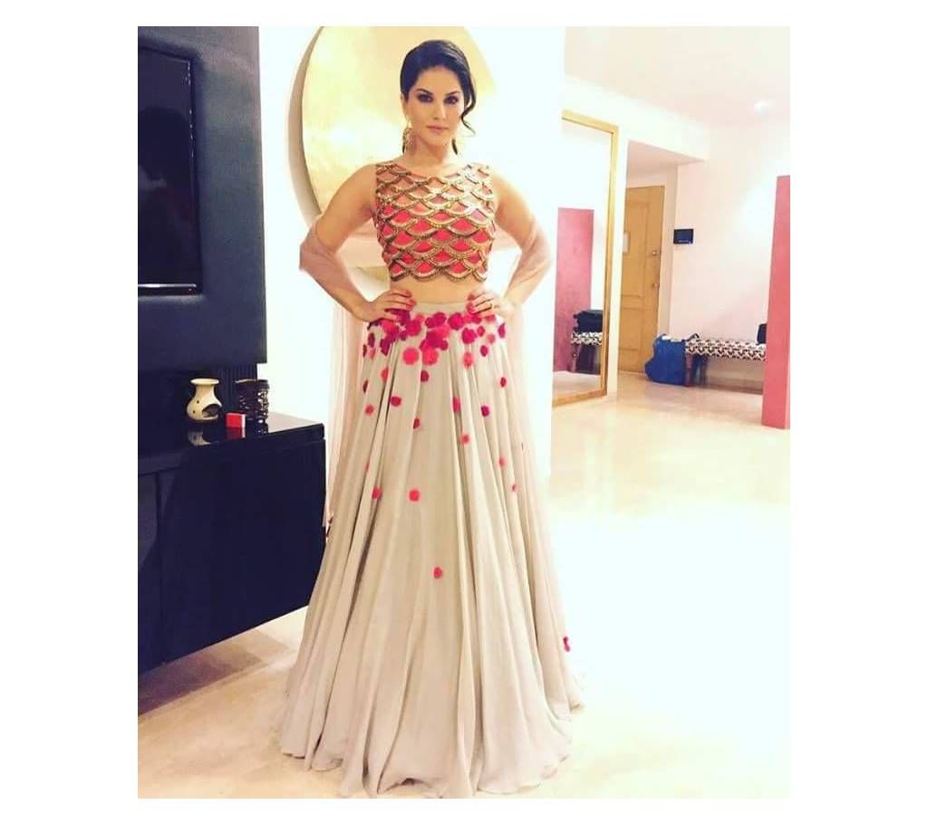 Indian Georgette Semester Long Party Suit - Copy