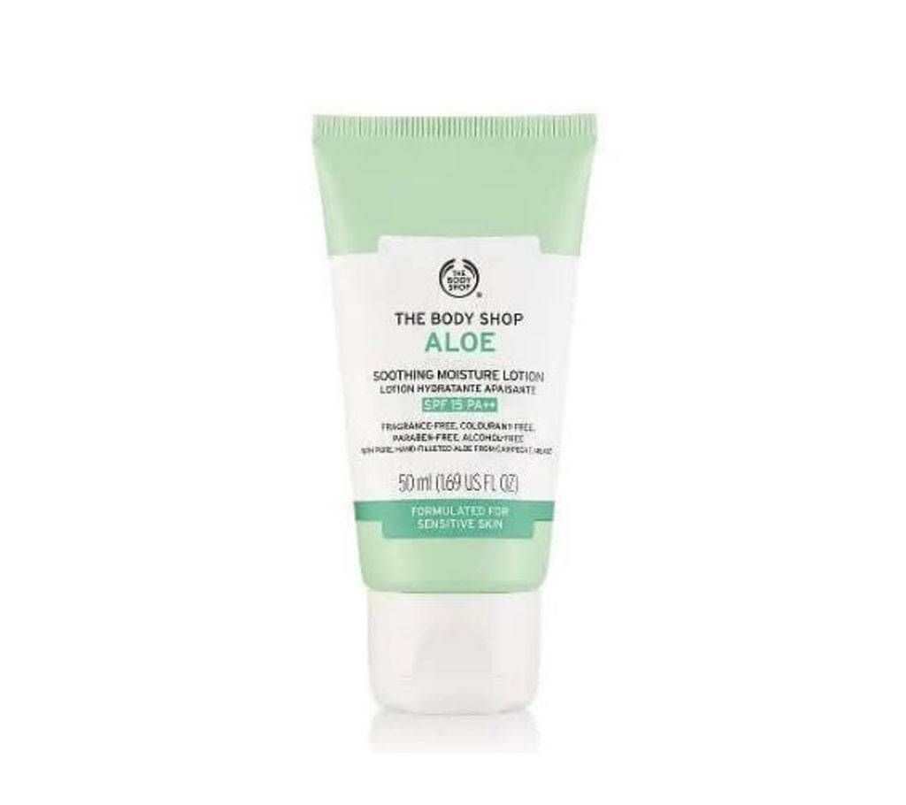 The Body Shop  Aloe SPF15 lotion 50ml - UK