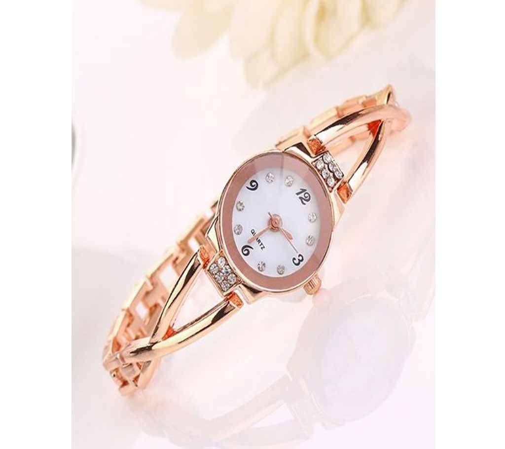 Novel design 1PC Fashion Women Girl Bracelet Watch Quartz OL Ladies Alloy Wrist Watches Gifts Relogio N14