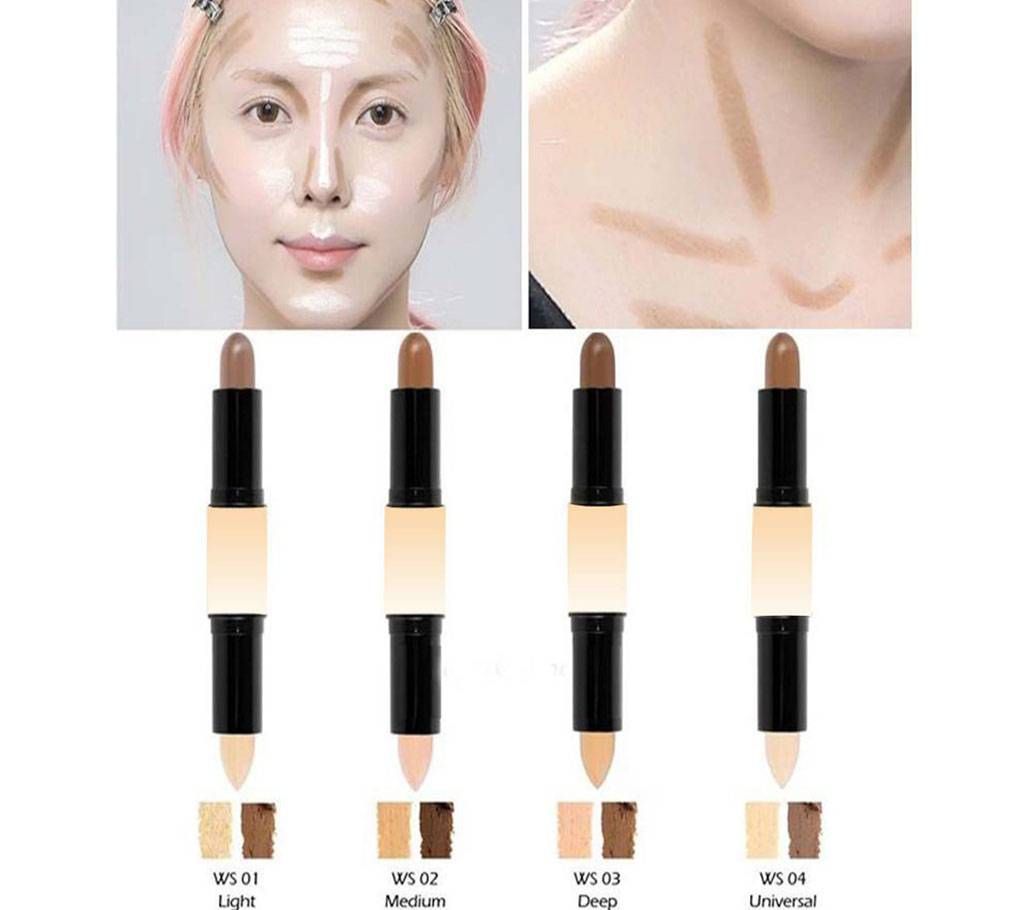 2-In-1 Fashion Contour Stick Concealer Makeup Cover - china