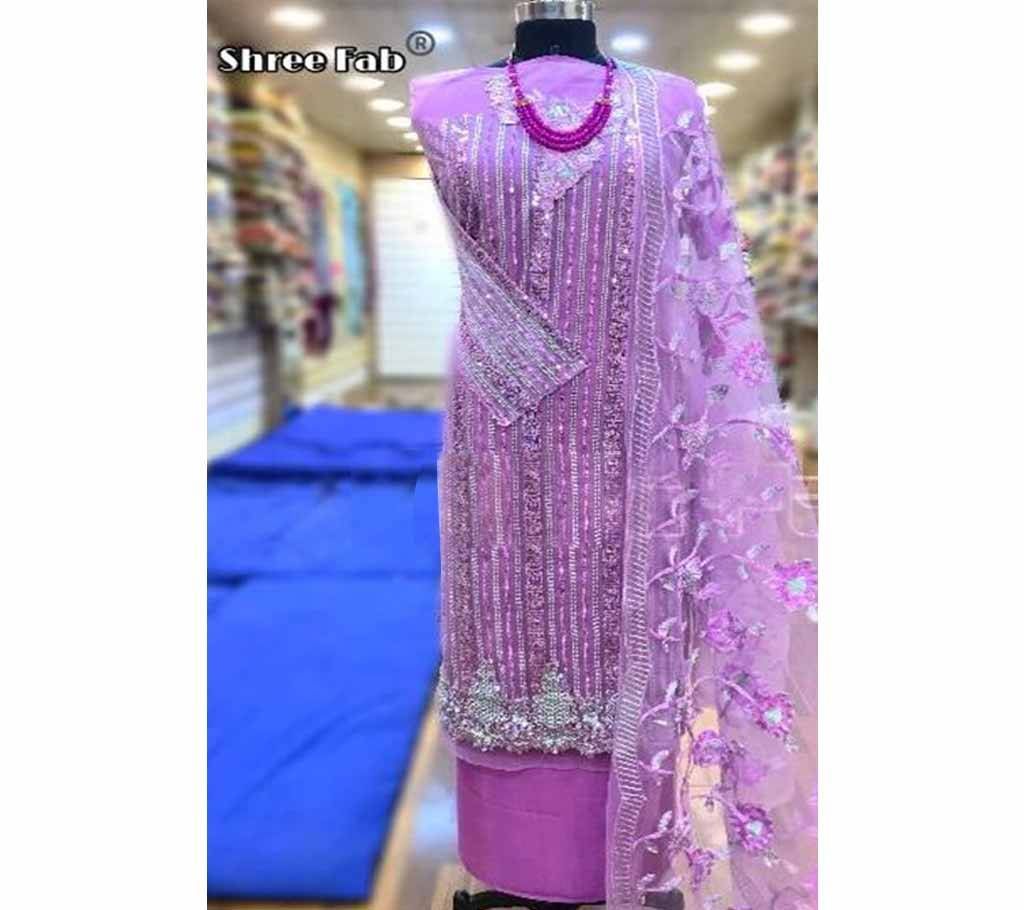 SANA SAFINAZ Unstitched Cotton Three Piece 