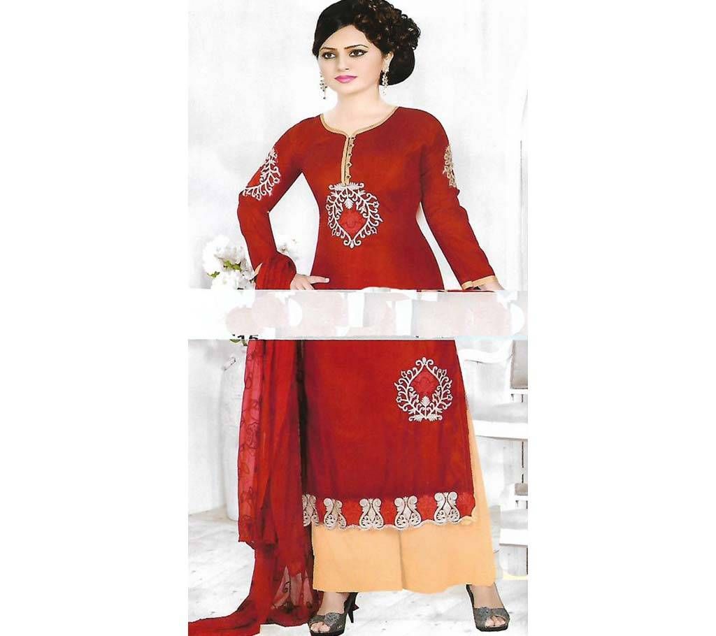 Embroidery Soft Cotton Unstitched Shalwar Kameez