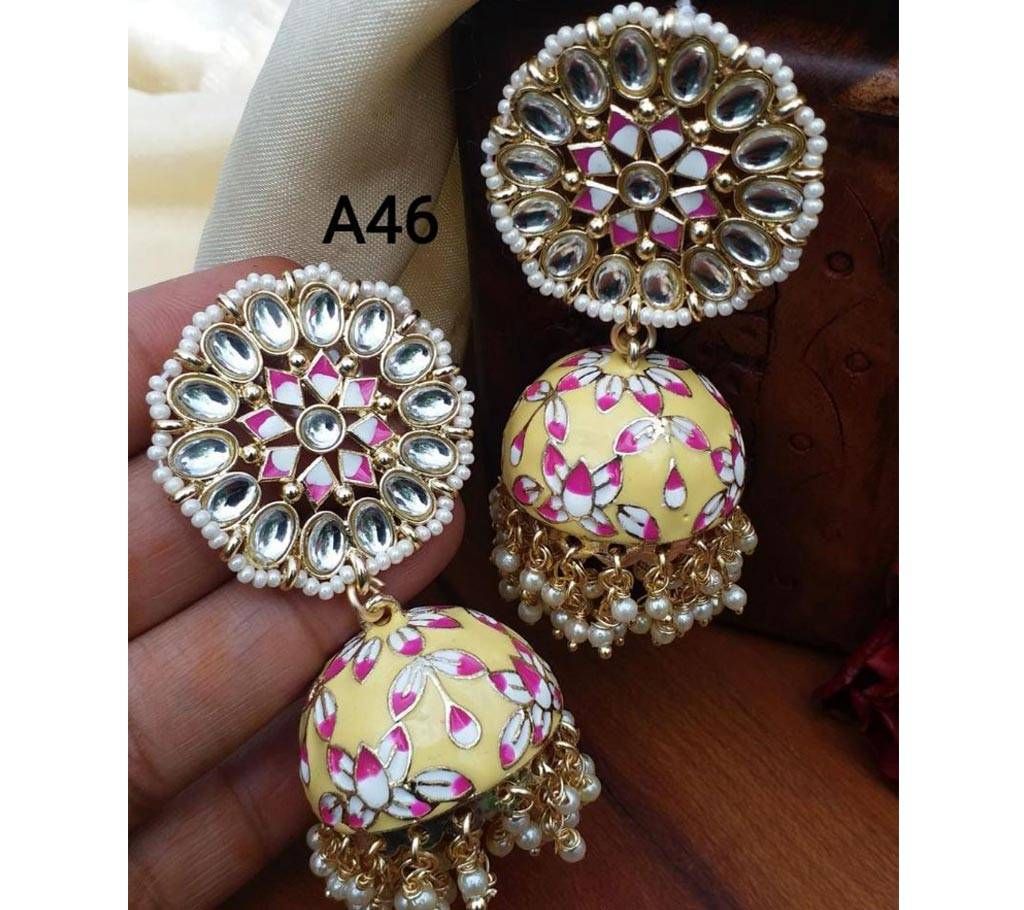  Earrings for women-Flax Yellow