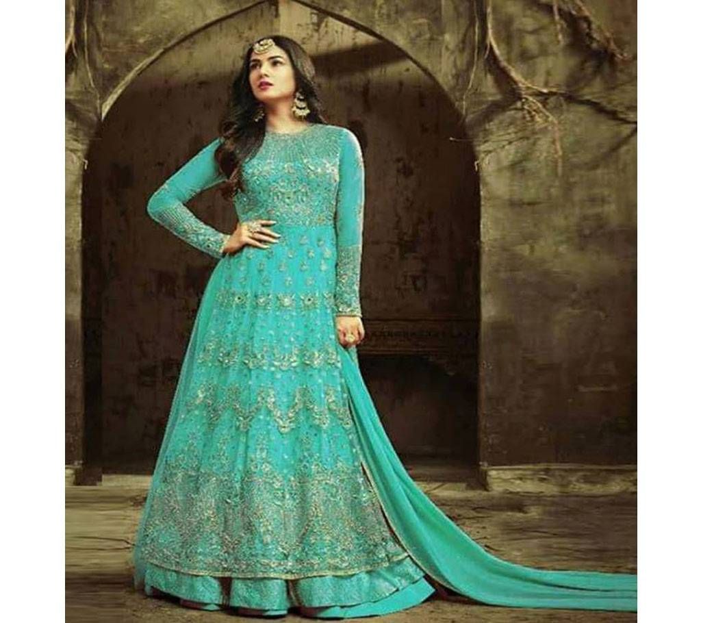 Unstitched Stitched Indian Georgette Embroidered Salwar Kameez Suit 