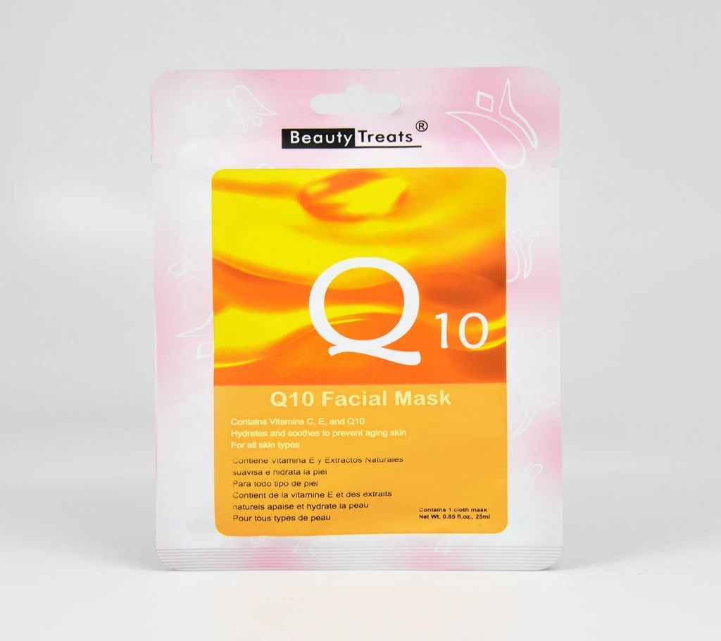 BEAUTY TREATS Q10 FACIAL MASK FOR ALL SKIN TYPES