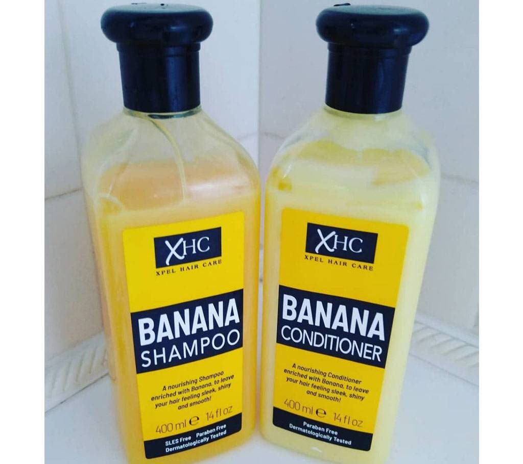 xhc banana shampoo-400ml-China-2pcs 