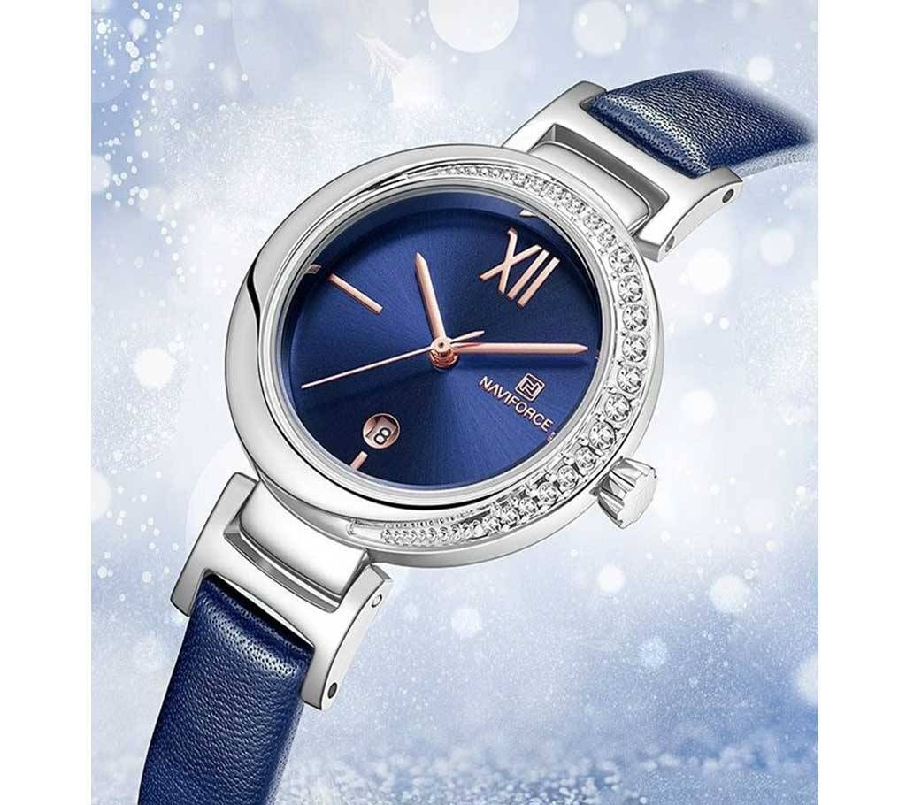 NAVIFORCE 5007SBEBE New Women Fashion Quartz Watch Female Casual Waterproof Clock Wristwatch Luxury Brand Ladies Watch 
