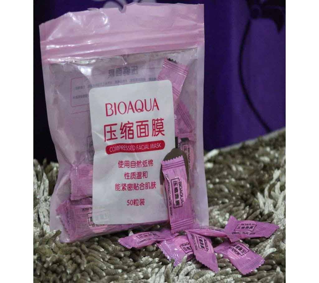 BIOAQUA Compressed Natural Mask 50pcs Packet 100gm (China)