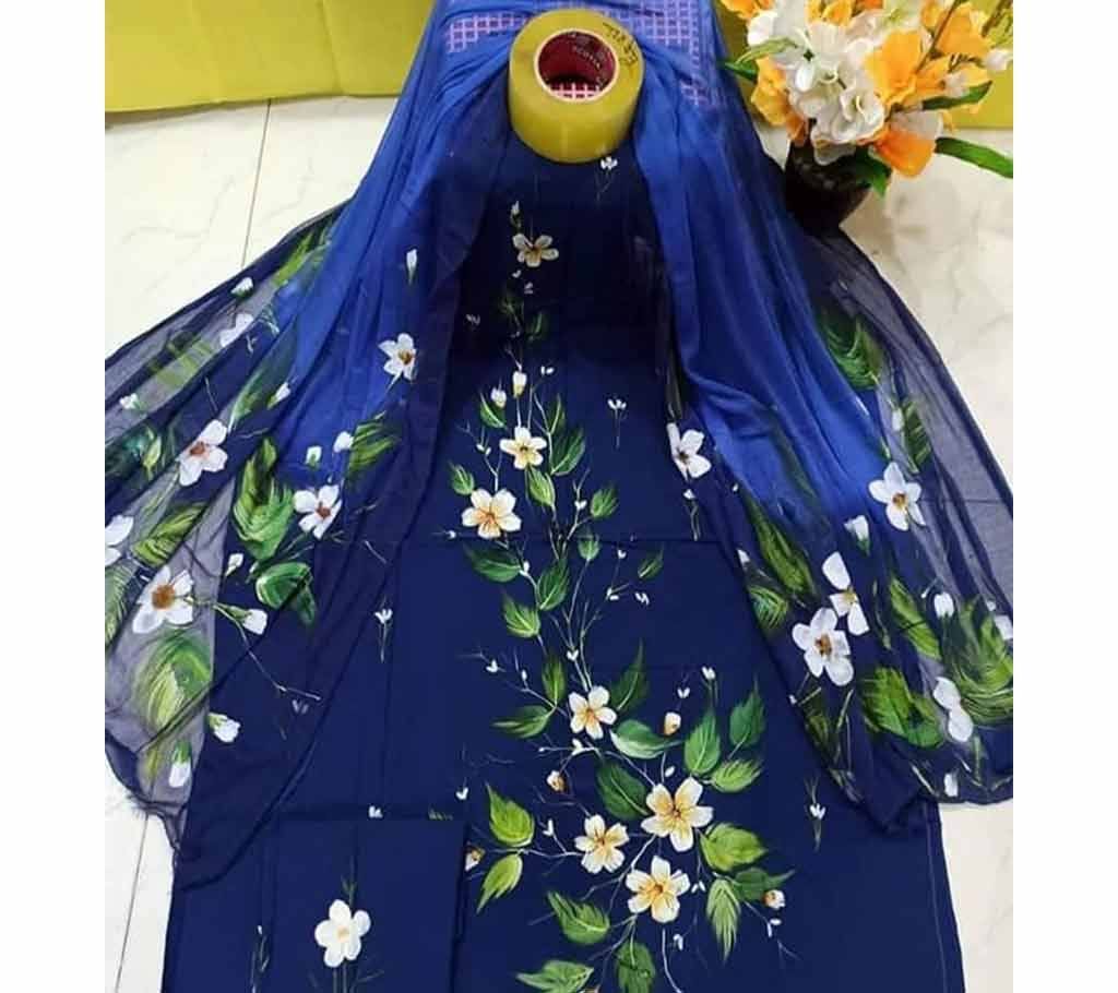 LinenHand Print 2pcs for women -18