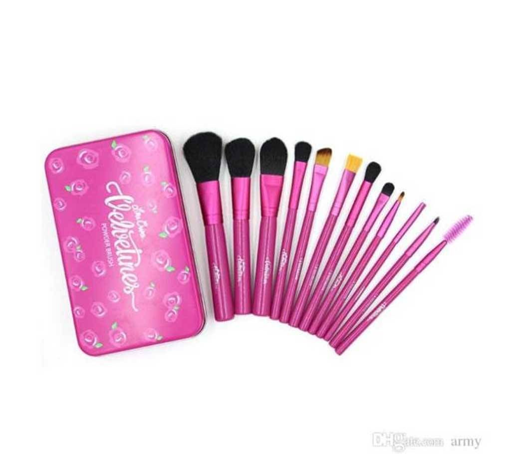 Lime Crime Velvetines Professional Makeup Brush Set - 12 pcs 