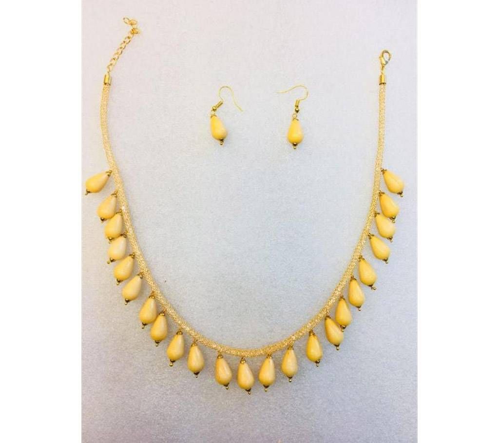 Indian Beads Setting Chain with Earrings 