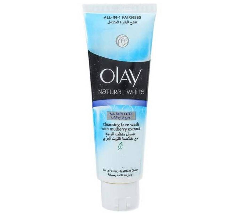 OLAY Natural White Cleansing Face Wash - 100 gm