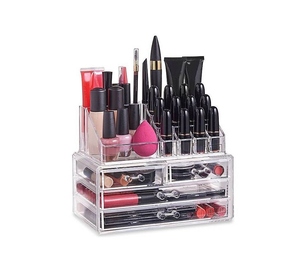 Cosmetic Organizer Box - Transparent