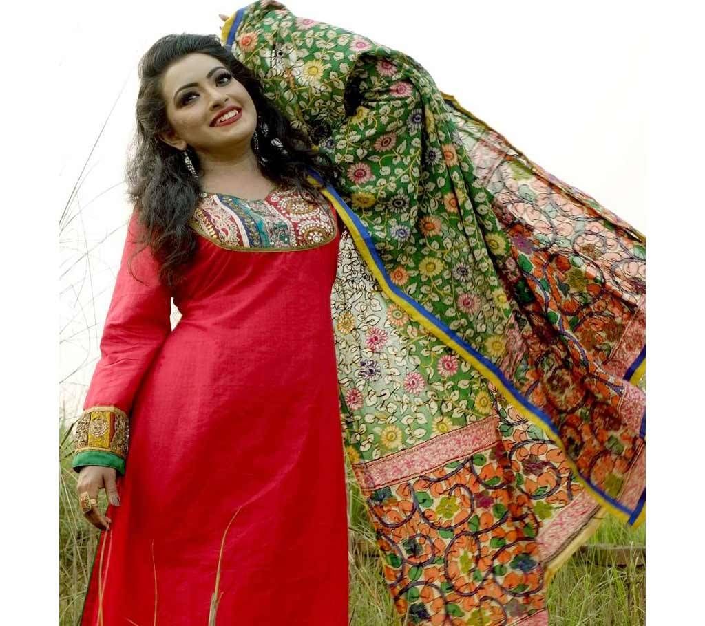 Unstitched Andy Cotton Salwar Kameez 
