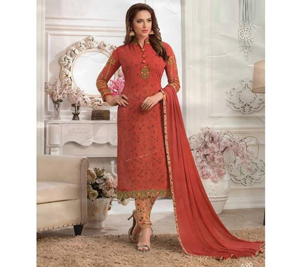 RaniTrendz ORIGINAL INDIAN 2 PART GEORGETTE 3 PIECE (FOUR- PIECE)