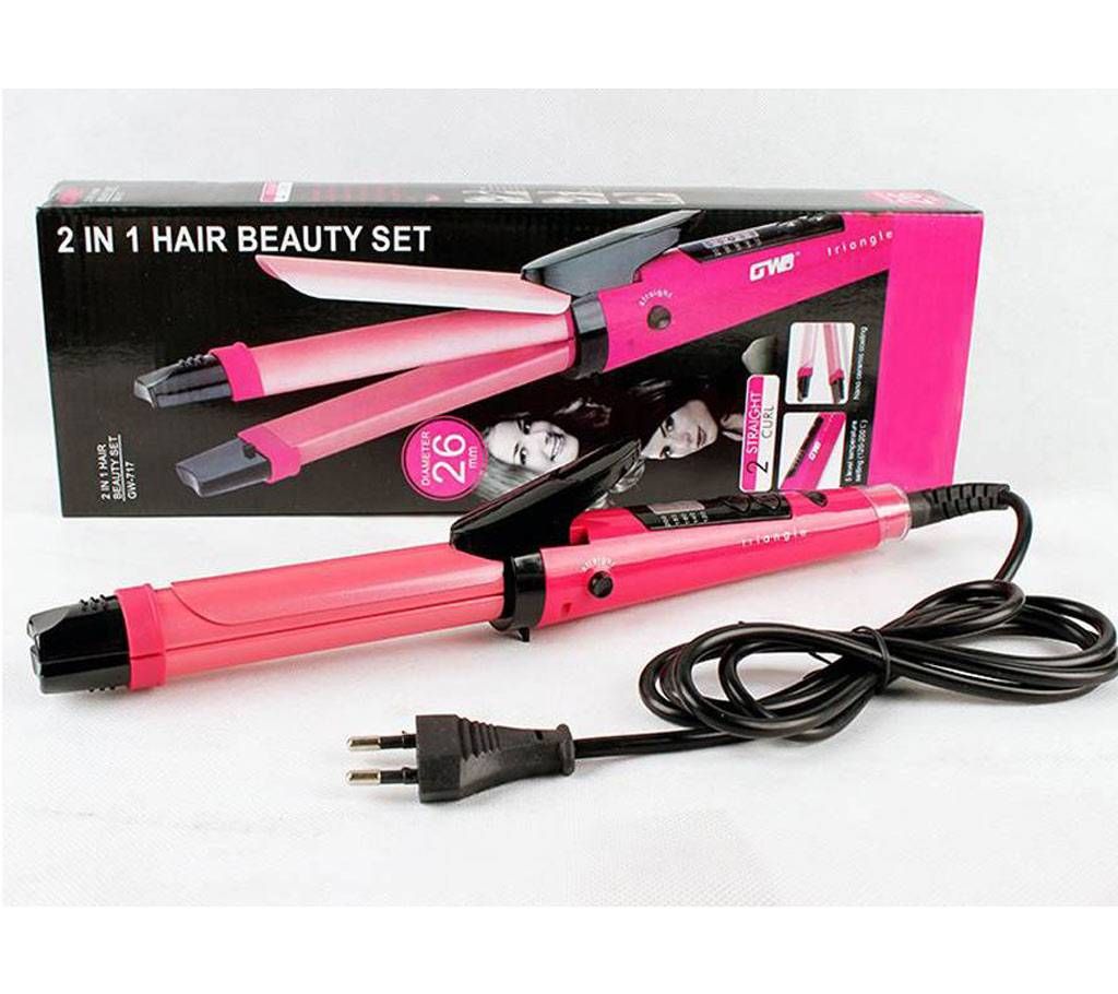 Nova 2 in 1 Hair Straightener Beauty Set