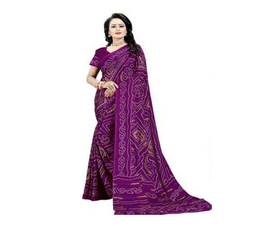Chundri Silk Sharee With Blouse