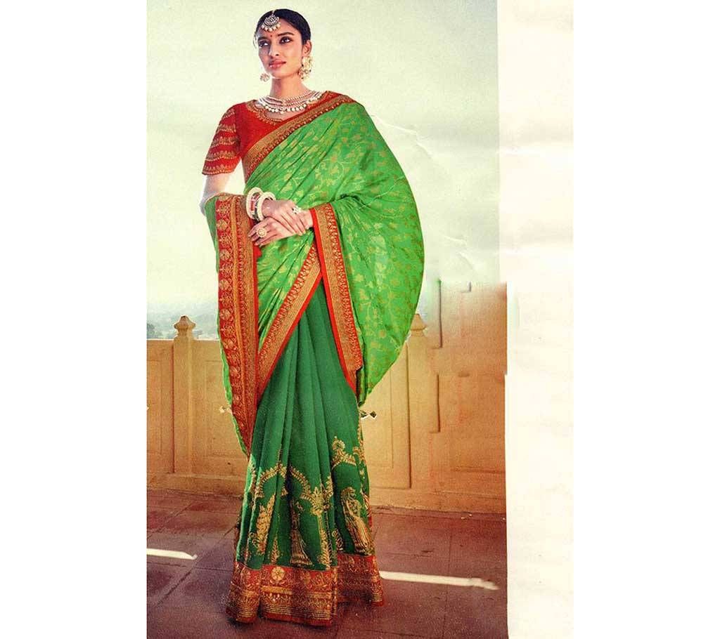 Kimora Sunehri Tuffy silk sharee 
