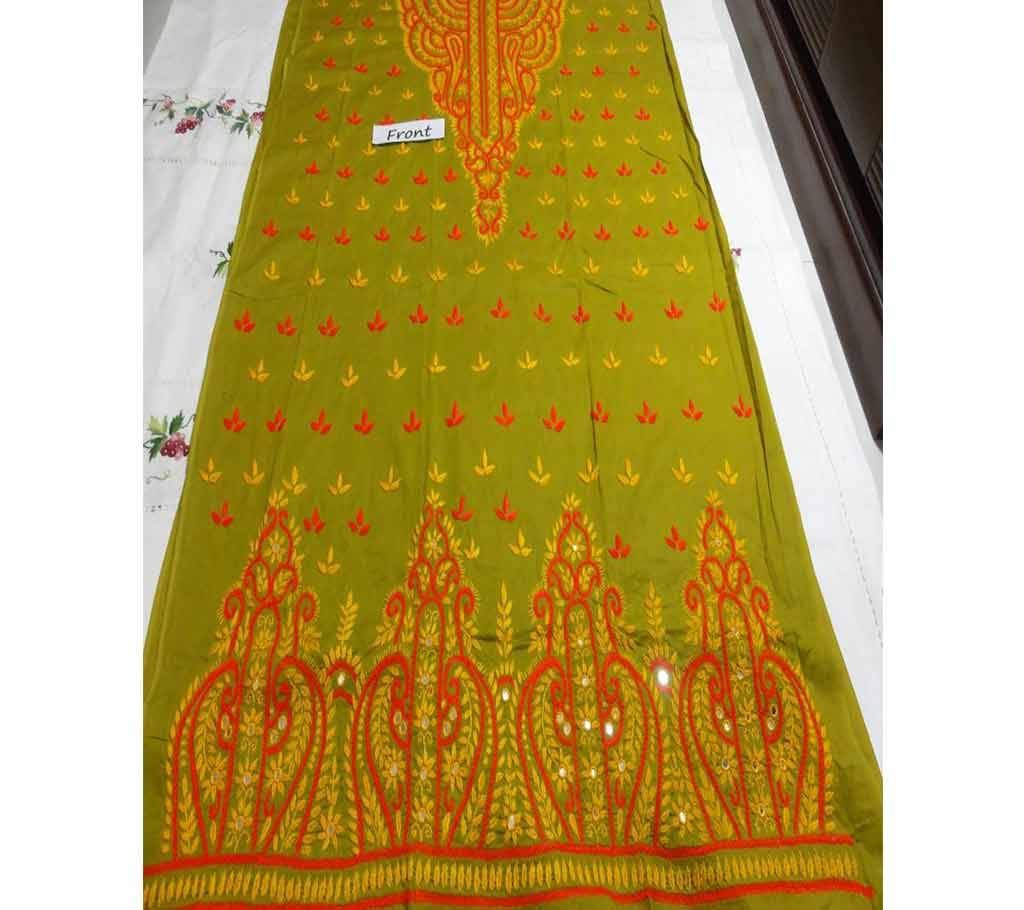 Unstitched Hand Stitched Single Kameez