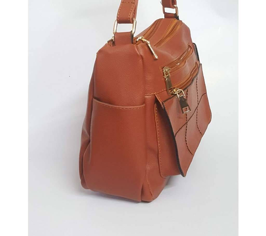 LOREN VIOLET HAND BAG Light Brown