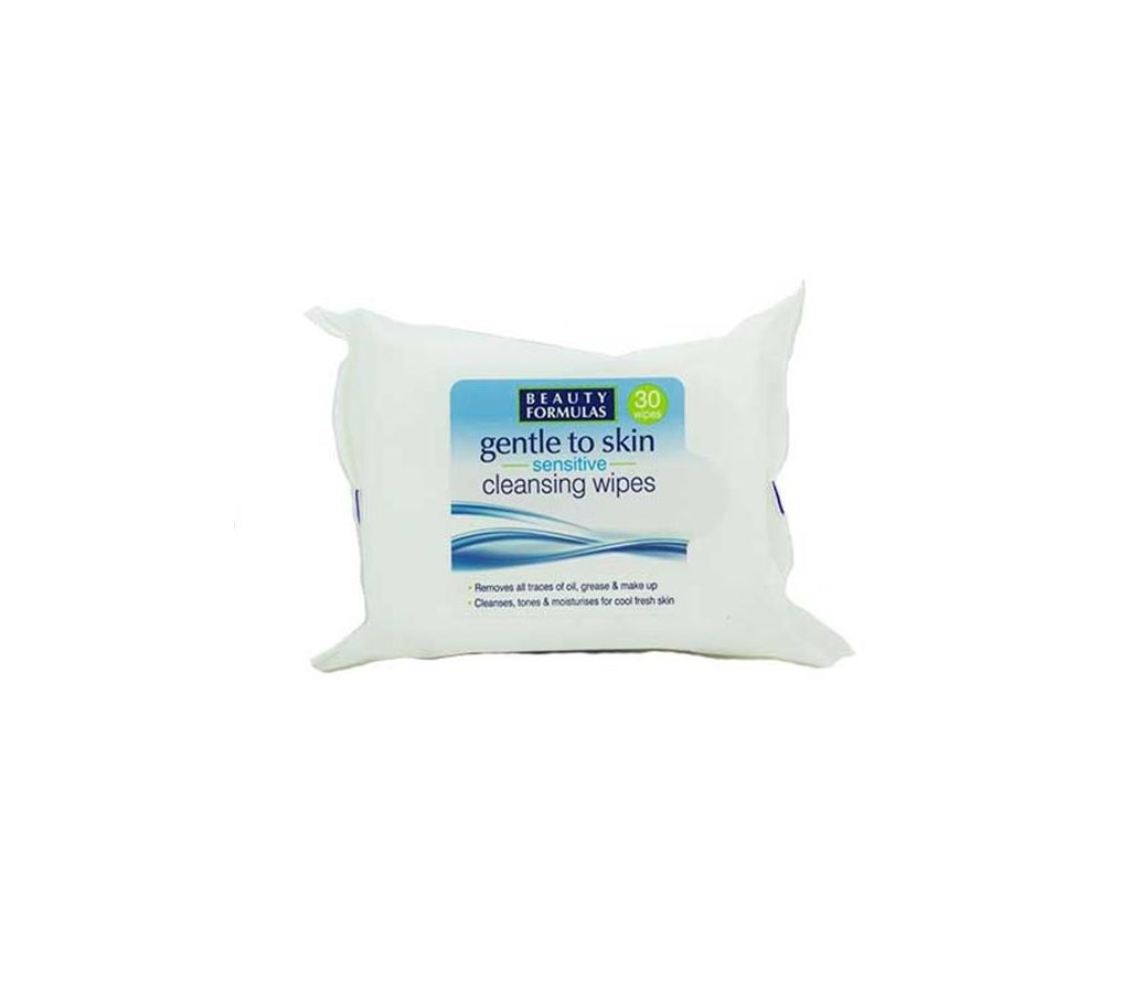 Gentle To Skin Sensitive Cleansing Wipes 30ps UK