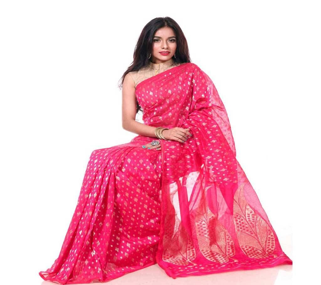 Hand work Half Silk  saree
