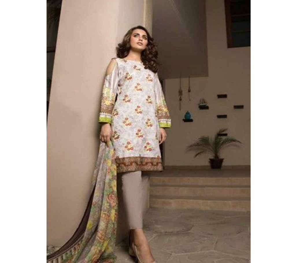  Embroidered Printed Lawn Unstitched Suit