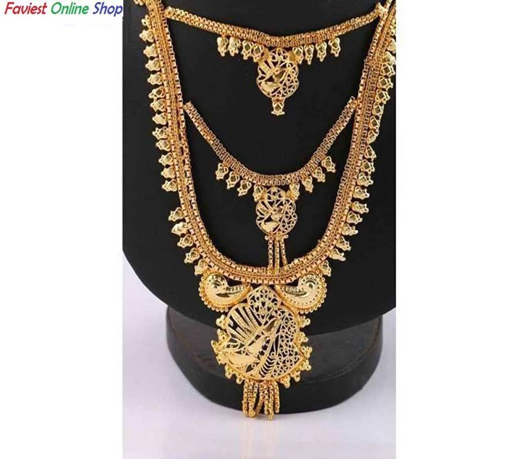 IndianGold Plated Crystal Jewelery Set