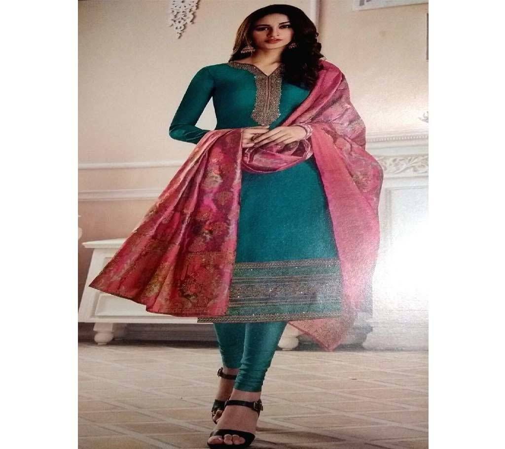 Unstitch Silk 3 piece for woman