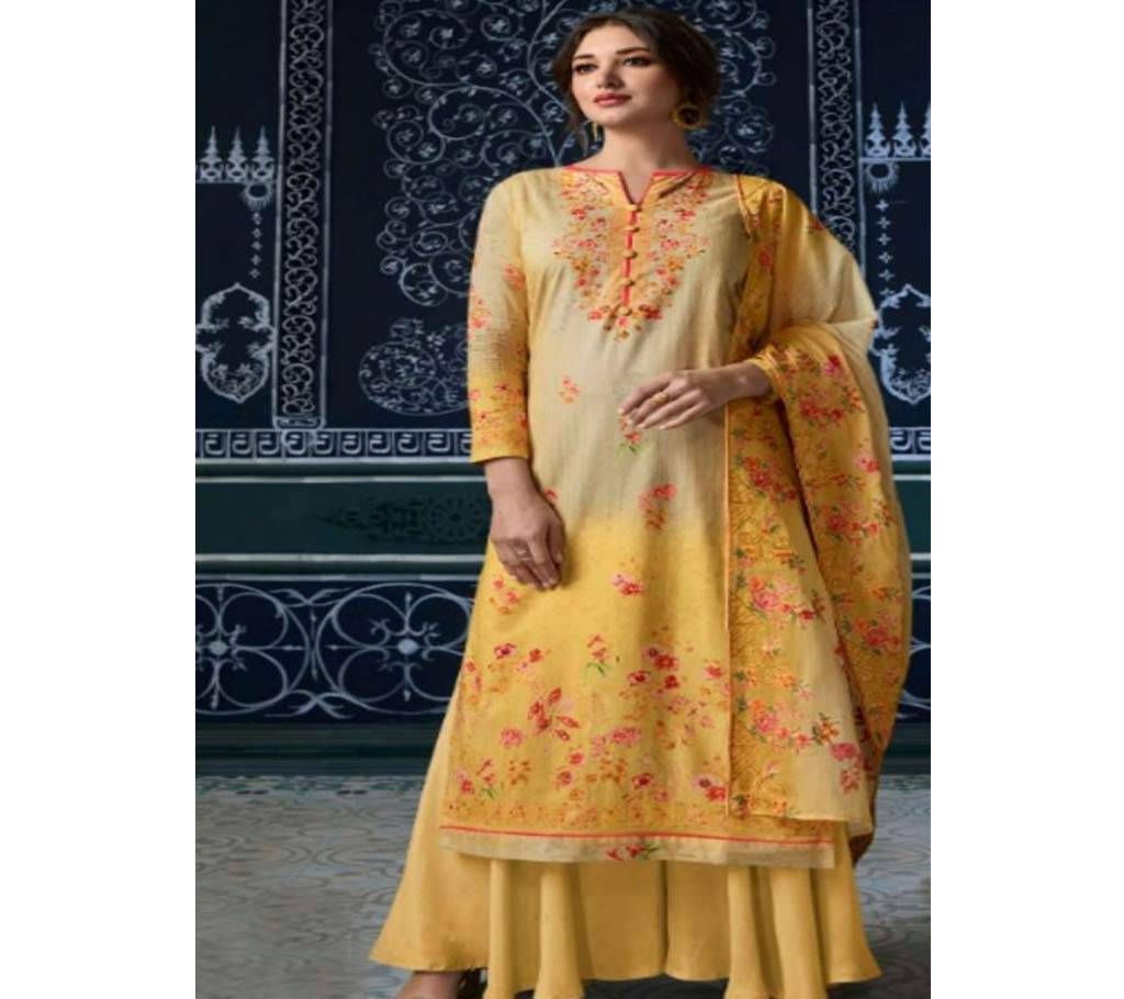 Vivek Mahzabin Unstitched Cotton Three Piece (Copy)