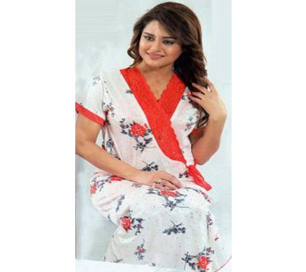 Fashionable Six Part Night Dress-6249 C