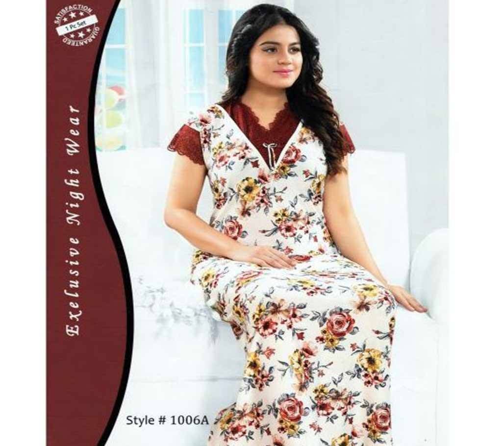 Fashionable One Part Night Dress-1006 A