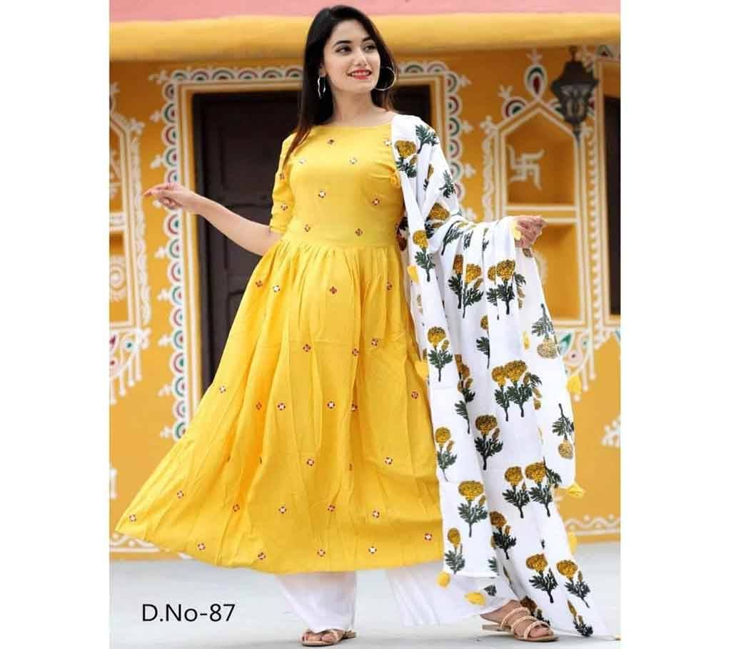 Doller Yellow  Salwar Kameez for Women